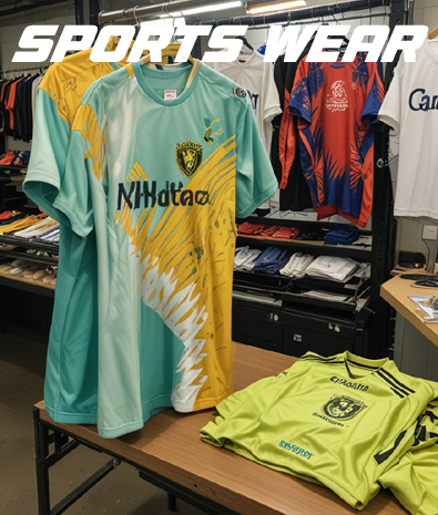 sports wear soccer uniforms
